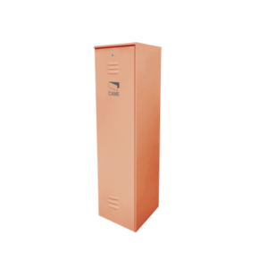Barrera vehicular CAME Serie G3750 / Gabinete color naranja/ Sin accesorios