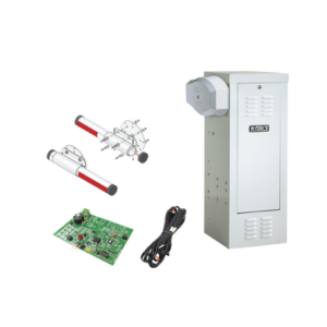 Kit Barrera 1601 Blanca / Mástil de aluminio 4 metros/Incluye: sensor de masa y loop.