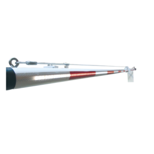 Brazo de aluminio con iluminación de 6 metros para barrera 1602-090