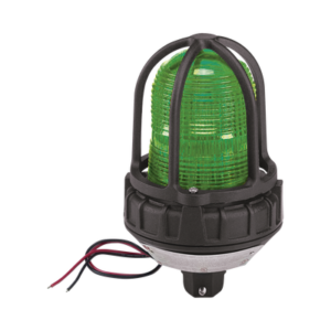 Luz de advertencia LED para ubicaciónes peligrosas, montaje tipo tubo, 24Vcd, verde