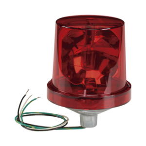 Luz incandescente rotativa electraray, 120 Vca, rojo