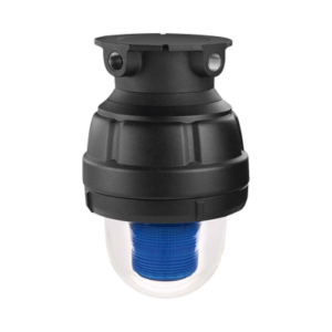 Luz estroboscopica a prueba de explosiones, 24Vcd, azul, montaje no incluido