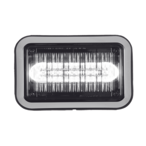 Luz perimetral LED PriZm ™ II de 4x6 con bisel, lente transparente y color REF8, Claro