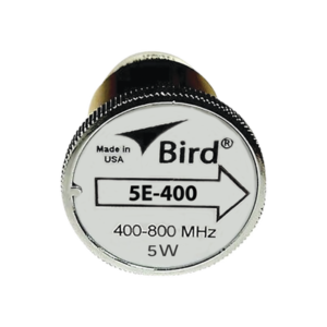 Elemento de 5 Watt en linea 7/8" para Wattmetro BIRD 43 en Rango de Frecuencia de 400 a 800 MHz.