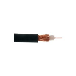 ( Precio x metro ) Cable Coaxial RG-59/U, 75 Ohm, Núcleo de Acero Revestido-Cobre, Blindaje en Malla Cobre-Trenzado, Aislante-Polietileno, Forro de PVC.​ ( Hasta agotar existencias )