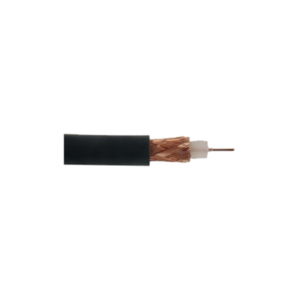 Retazo de 100 Metros de Cable Coaxial RG-59/U, 75 Ohm, Núcleo de Acero Revestido-Cobre, Blindaje en Malla Cobre-Trenzado, Aislante-Polietileno, Forro de PVC.​