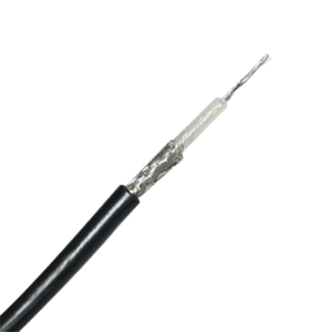 Retazo de 35 Metros de Cable RG58AU con blindaje de malla de cobre estañada 95%, aislante de polietileno.