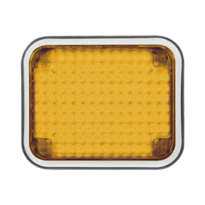 Luz perimetral LED ambar 7x9 con bisel