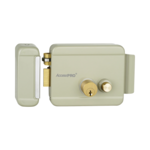 Cerradura Eléctrica con botón de salida/ Incluye Llave  / Exterior / Izquierda