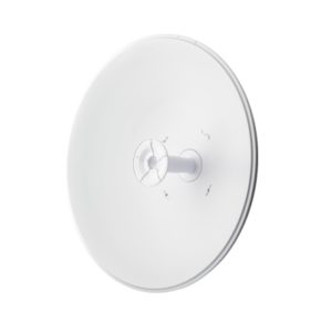 Antena Direccional airFiber X, ideal para enlaces Punto a Punto (PtP), frecuencia 3 GHz (3.3 - 3.8 GHz) de 26 dBi slant 45