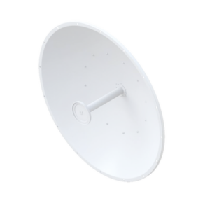 Antena Direccional airFiber X, ideal para enlaces Punto a Punto (PtP), frecuencia 5 GHz (4.9 - 5.8 GHz) de 34 dBi slant 45