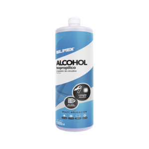 Alcohol Isopropilico para limpieza de equipos de vídeo, fibra óptica, cómputo, y equipo telefónico 1000 mL