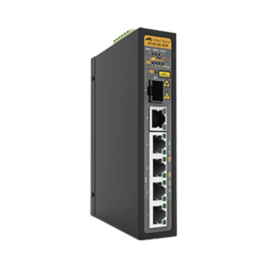 Switch Industrial PoE+ no administrable de 5 Puertos 10/100/1000 Mbps (4 Puertos son PoE+) + 1 puertos SFP, 90 W