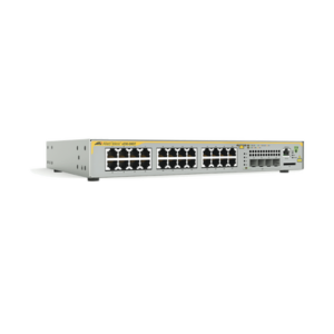 Switch Administrable Capa 3, 24 puertos 10/100/1000 Mbps + 4 puertos SFP Gigabit