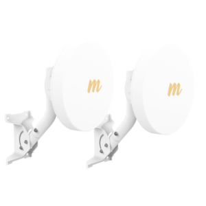 Kit de 2 Radios Backhaul PTP hasta 750 Mbps, 4.9 - 6.2 GHz, Antena 20 dBi Integrada, MIMO 2x2:2, IP55, Alta capacidad  y baja latencia, Monitoreo a través de la nube