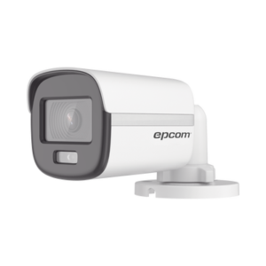 Bala TURBOHD 2 Megapíxel (1080p) / Imagen a color 24/7 / Lente 2.8 mm / METAL / Luz Blanca 20 mts / Exterior IP67 / TVI-AHD-CVI-CVBS / dWDR