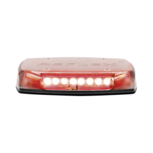 Micro barra LED Reflex de 11", 12-24Vcd, montaje permanente, lente claro, LED color rojo