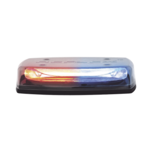 Micro barra LED Reflex de 11", 12-24Vcd, montaje permanente, lente claro, LED color rojo, azul