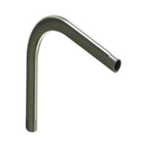 Codo de 90° de 4" (102mm) pared gruesa con rosca galvanizado etiqueta amarilla