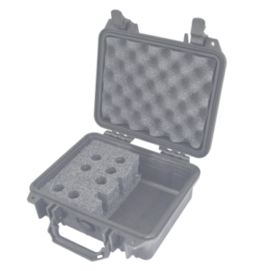 Estuche Portátil de Transporte para Wattmetros Thruline® BIRD, 5 Elementos y 1 Terminal Pequeña.