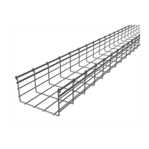 Charola tipo malla 150/200 mm, con acabado Electro Zinc, hasta 477 cables Cat6, tramo 3 m
