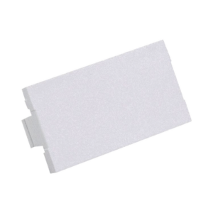 Módulo de tapa ciega (Inserto Ciego), de 1/3, Color Blanco Mate