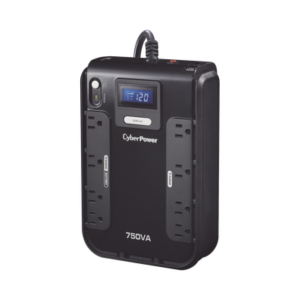 UPS de 750 VA/420 W, Topología Standby, Entrada 120 Vca NEMA 5-15P, Tipo Gabinete Compacto, Con 8 Tomas NEMA 5-15R