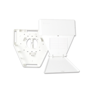 Salida Multiusuario de Telecomunicaciones (MUTOA), con tornillos de montaje y cinta adhesiva, acepta 6 acopladores CT, color blanco