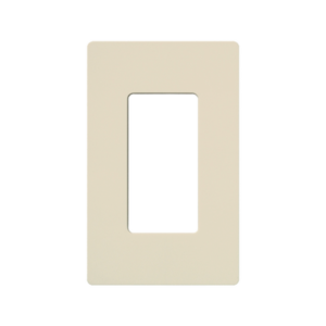 Placa de pared 1 espacio, para atenuador (dimmer), switch ó control remoto PICO inalámbrico.