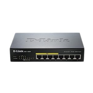 Switch PoE Gigabit Ethernet No-Administrable de 8 puertos