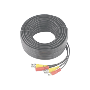 Cable Coaxial armado con conector BNC y Alimentación, longitud de 30m, Optimizado para HD ( TurboHD, HD-SDI, AHD )