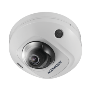 Mini Domo IP 2 Megapixel / Serie PRO / Lente 2.8 mm / 10 mts IR EXIR / Micrófono Integrado / Exterior IP66 / IK08 / PoE / Audio y Alarmas / H.265+ / Videoanaliticos Integrados