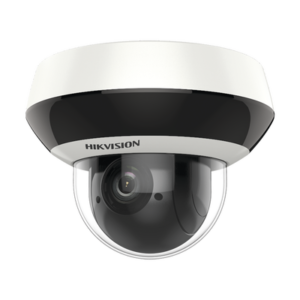 Mini PTZ IP 2 Megapixel / 4X Zoom / H.265+ / 20 mts IR EXIR / WDR / PoE / IK10 / Exterior IP66 / Ultra Baja Iluminación / Micrófono Integrado / PoE