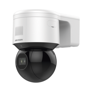 PTZ IP 4 Megapixel / 4X Zoom Óptico / 50 mts IR EXIR / Luz Estroboscópica / Sirena Integrada / WDR 120 dB / PoE+ / IP66 / Ultra Baja Iluminación / Micrófono y Bocina Interconstruido / Micro SD