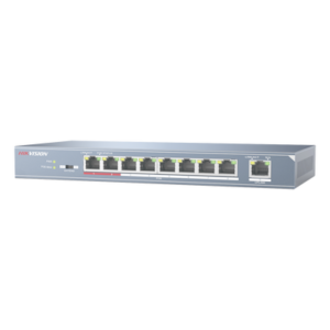 Switch PoE+ / 250m PoE LARGA DISTANCIA / 8 puertos 802.3af/at (30W) 10/100 Mbps + 1 puerto 10/100