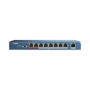 Switch PoE+ No Administrable / Hasta 250 m PoE Larga Distancia / 8 puertos 802.3af/at (30W) 10/100 Mbps + 1 puerto 10/100 Uplink
