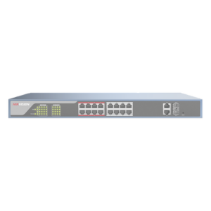 Switch PoE 250 Metros LARGA DISTANCIA / Administrable de acceso/ configuración vía WEB / 16 puertos 802.3at (30W) 10/100 Mbps + 2 puertos Gigabit + 2 puertos SFP