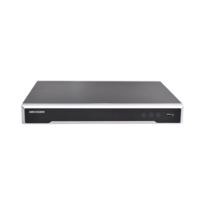 NVR 8 Megapixel (4K) / 16 canales IP / 16 Puertos PoE+ / 2 Bahías de Disco Duro / Switch PoE 300 mts / HDMI en 4K
