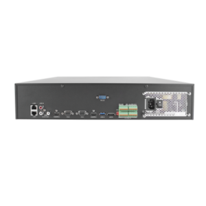 NVR 12 Megapixel (4K) / 64 canales IP / 8 Bahías de Disco Duro / 2 Puertos de Red / Soporta RAID con Hot Swap / HDMI en 4K / Soporta POS