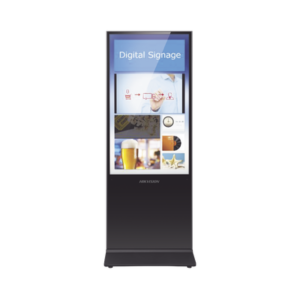 Pantalla de 43" para Publicidad Digital / Base para Piso / Altavoz Integrada / WiFi / 1 Puerto LAN