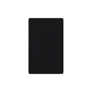 Placa ciega color negro.