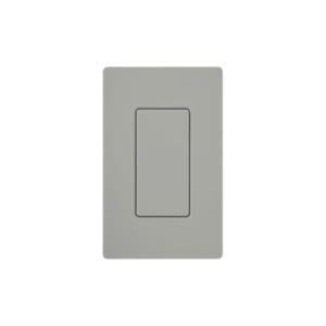 Tapa ciega color gris.