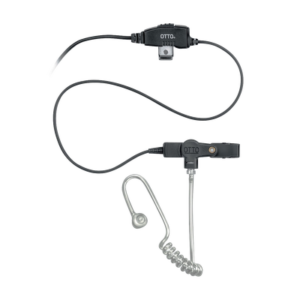 Kit de Micrófono-Audífono PLUS de 1 cable para Motorola DEP550, DGP8050 Elite, Serie XPR3000/3500, Serie APX3000/8000, DP2400/2600