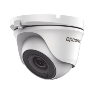 Turret TurboHD 4 Megapíxeles / Gran Angular 100° de visión / Lente 2.8 mm / Exterior IP66 / IR EXIR 20 mts / TVI-AHD-CVI-CVBS