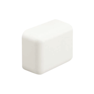 Tapa Final, para uso con canaleta LD3, material ABS, Color Blanco Mate