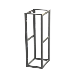 Rack Estándar 19" de 4 Postes, Acero, 37 Unidades, Profundidad Ajustable.