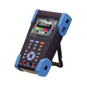 Probador de video con multimetro con funciones de red, probador de corto circuito y funciones de grabación de video