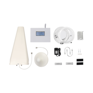 Kit de Amplificador de Señal Celular | Doble Banda | Mejora las Llamadas, Soporta 3G y *4G LTE | 70 dB de Ganancia Máxima, cubre áreas de hasta 500 metros cuadrados.