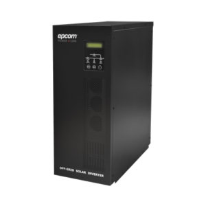 Inversor / Cargador para sistemas tipo isla de 192VCD/120VCA de 3000W onda sinusoidal pura con controlador MPPT. Administre una fuente fotovoltaica, la red eléctrica y recargue su banco de baterías y su consumo sin problemas.