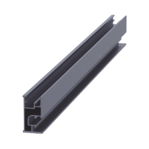 Riel 7 2100mm aluminio anodizado para montaje de módulos fotovoltaicos